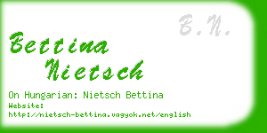 bettina nietsch business card